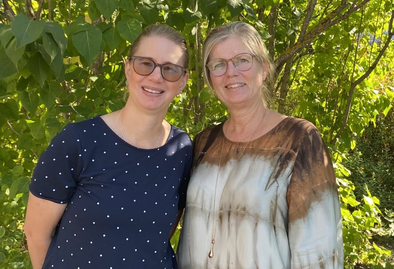 Hanna Göthlin och Susanne de Brun Mangs.